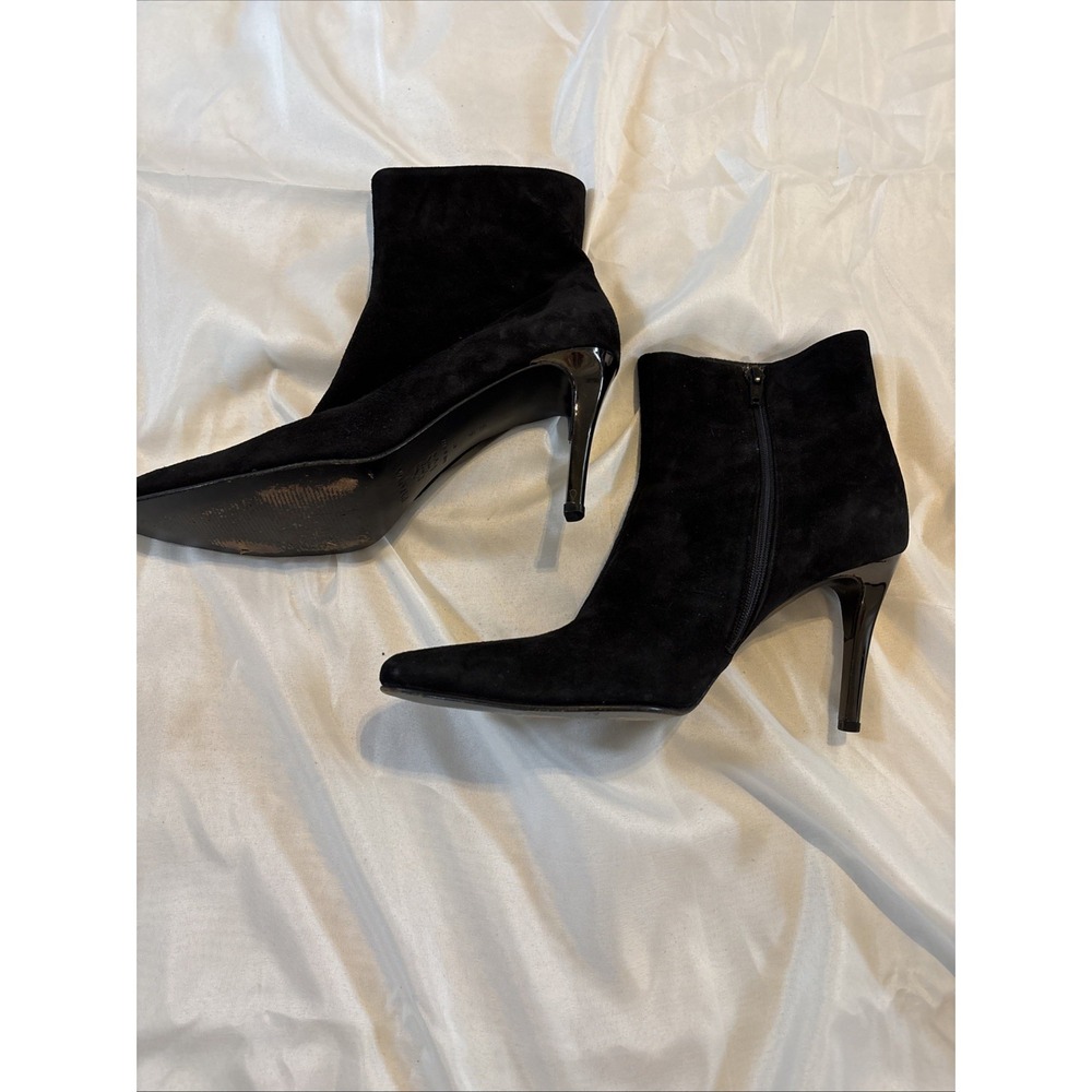 Paloma Blanca Black Ankle Boots